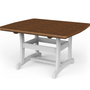 Poly Rectangle Dining Table (Wood Grain Series)