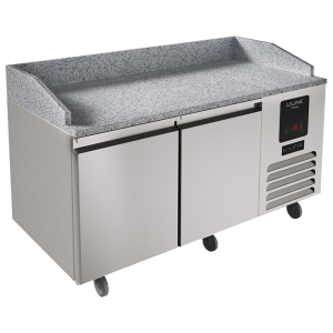 U-Line 2 Door Refrigerated Pizza Prep-Table UCPP466-SS61A