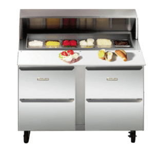 Traulsen UPT6024-DD-SB Sandwich / Salad Prep Table