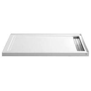 ANZZI Field Series 60 in. x 36 in. Shower Base in White SB-AZ012WR