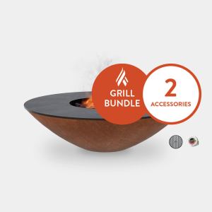 Arteflame Classic 40" Grill And Starter Bundle With 2 Grilling