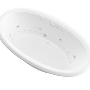 Atlantis Whirlpools Petite 44 x 78 Oval Air & Whirlpool Jetted