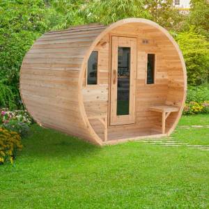 Dundalk CT Elation 4 Person Barrel Sauna CTC2424E