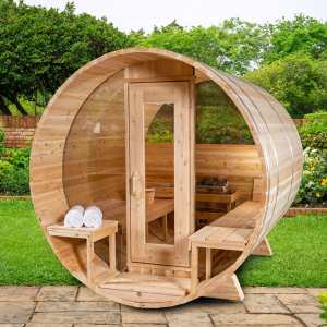 Dundalk CT Serenity MP 4 Person Barrel Sauna CTC2245MP