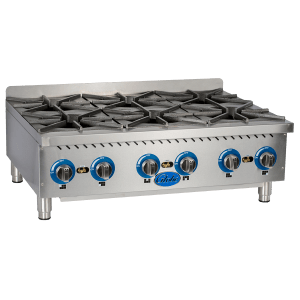 Globe Food Equipment GHP36G Gas 36" Countertop Hot Plates