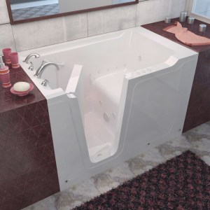 MediTub Walk-In 36 x 60 Left Drain White Whirlpool & Air Jetted