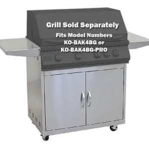 Kokomo Grills 4 Burner Stainless Steel Freestanding BBQ Gas Grill