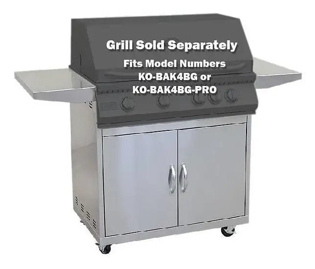 Kokomo Grills 4 Burner Stainless Steel Freestanding BBQ Gas Grill