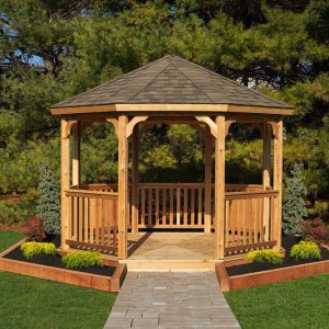 12′ Wood Octagon Gazebo Kit (Duplicate)