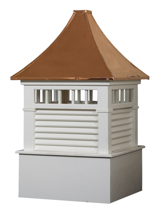 YardCraft Norwood Vinyl Cupola with Copper Roof
