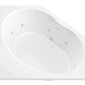 Atlantis Whirlpools Eclipse 60 x 60 Corner Air & Whirlpool Jetted