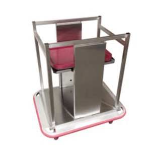 Carter-Hoffmann OTD2S1622 2-Stack Mobile Open Tray Dispenser | 16" x