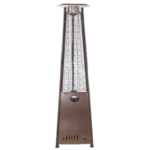 RADtec 93-Inch Tall Antique Bronze Pyramid Propane Patio Heater