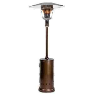 RADtec Real Flame 96-Inch Tall Antique Bronze Propane Patio Heater