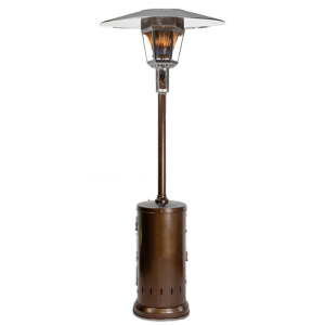 RADtec Real Flame 96-Inch Tall Antique Bronze Natural Gas Patio