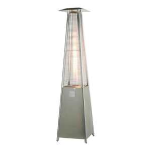 RADtec Tower Flame 89-Inch Tall Stainless Steel Propane Patio Heater