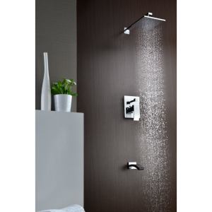 ANZZI Spirito Series Single Handle Wall Mounted Showerhead and Bath