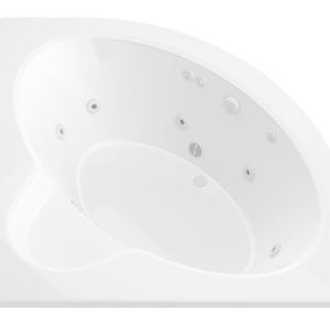 Atlantis Whirlpools Alexandria 60 x 60 Corner Whirlpool Jetted