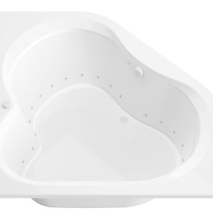 Atlantis Whirlpools Cascade 60 x 60 Corner Air Jetted Bathtub 6060CAL